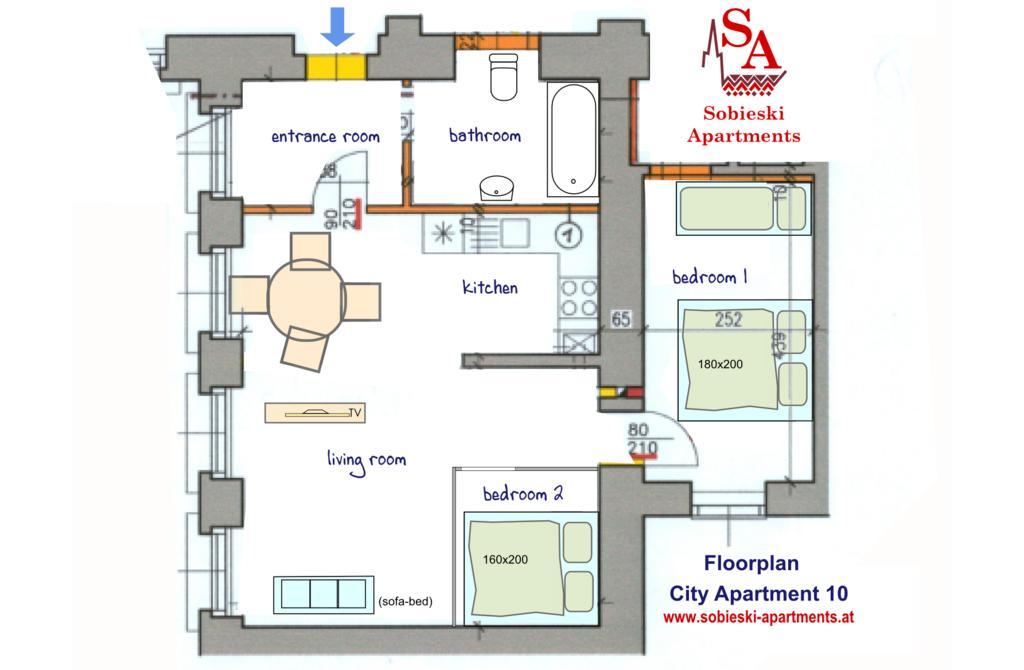Sobieski Center Apartments Wien Ngoại thất bức ảnh